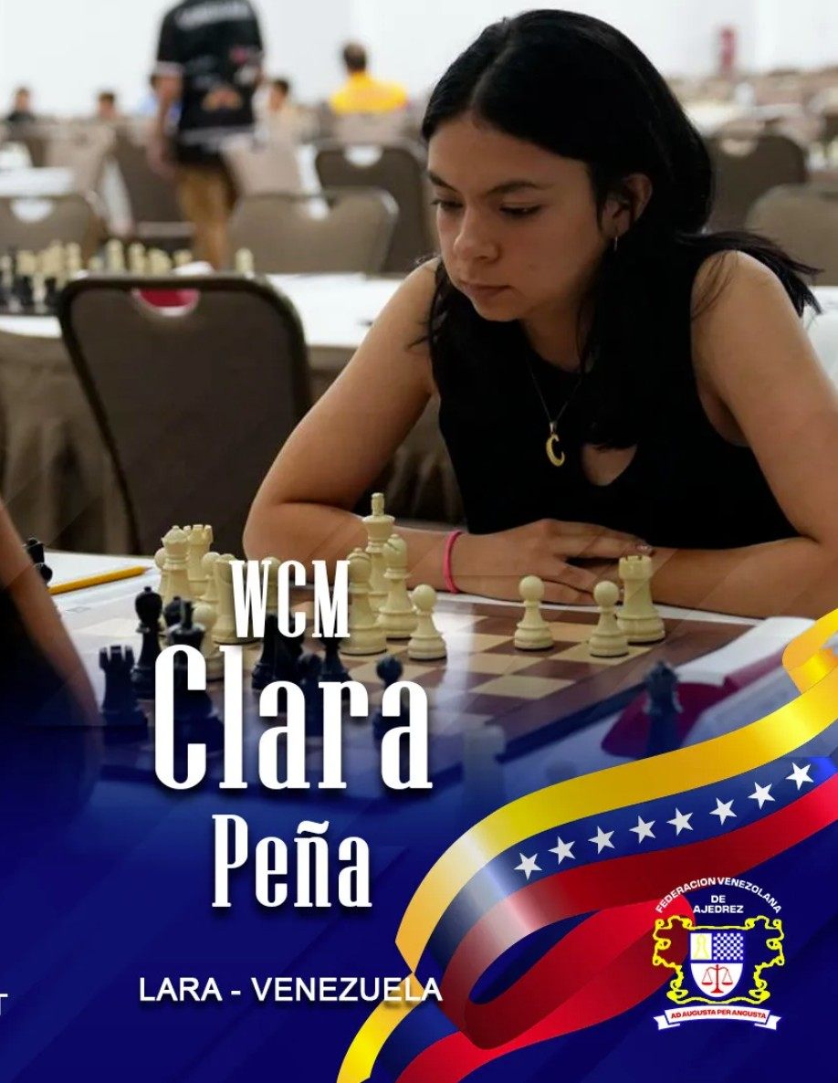 WCM Clara Isabel Peña Gonzalez at a chess tournament